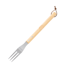 Garfo Churrasco Aço Inox Cabo Madeira