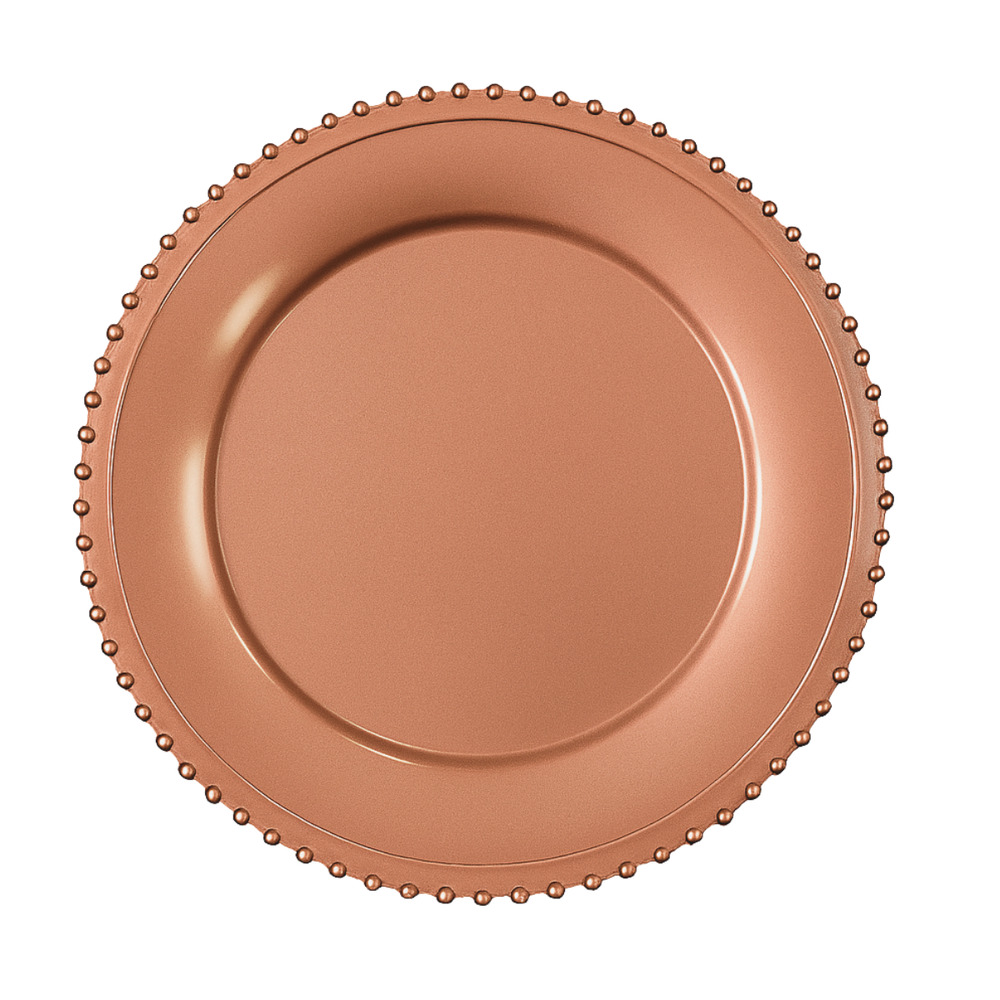 Sousplat Rose Gold 33cm Yagzi Sousplat