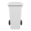 Carro Coletor 120L Branco com Rodas sem Pedal