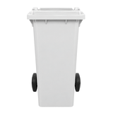 Carro Coletor 120L Branco com Rodas sem Pedal