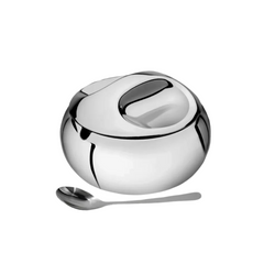 Açucareiro Inox Com Colher 300ml Tuut