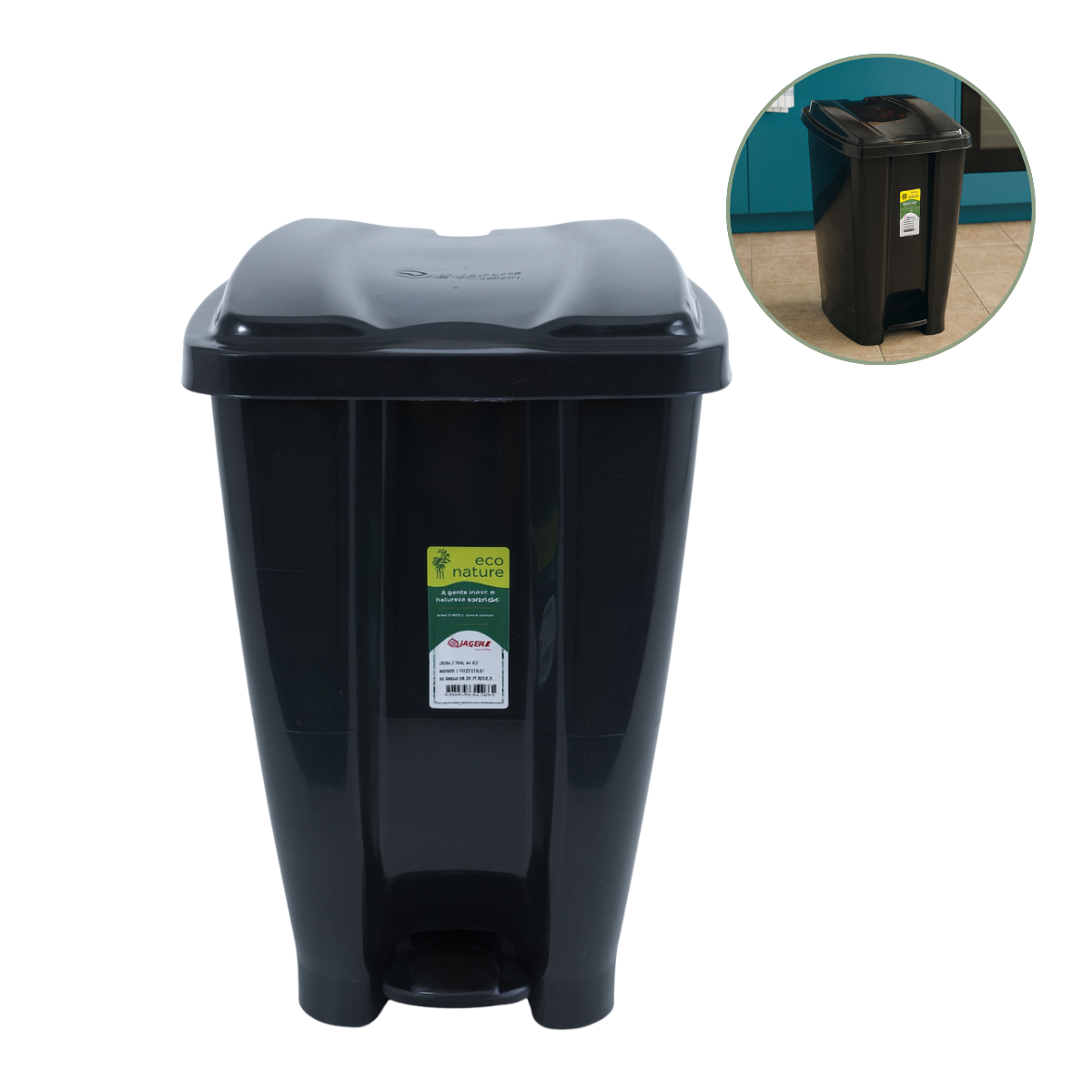 Lixeira Com Pedal 40 Litros Eco Nature