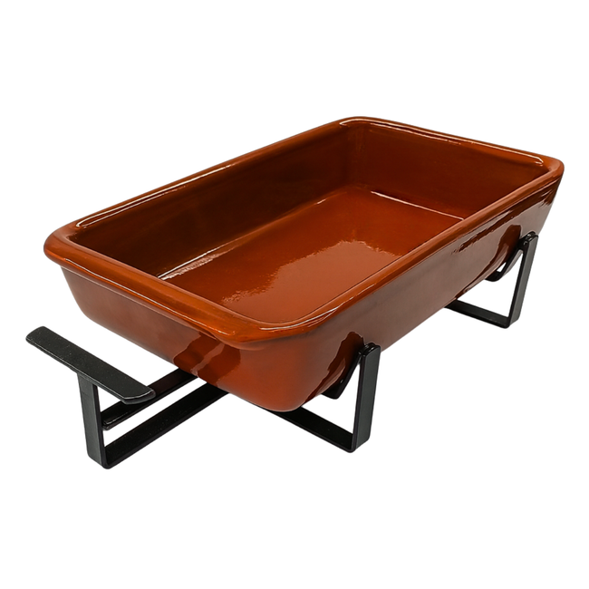 Assadeira barro C/ Suporte ferro Hover Image