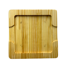 Tabua Quadrada 26cm Pinus - A Gourmet