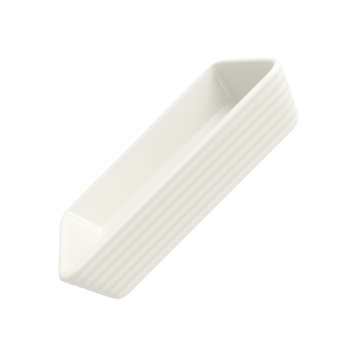 Travessa Porcelana Canelada 800ml
