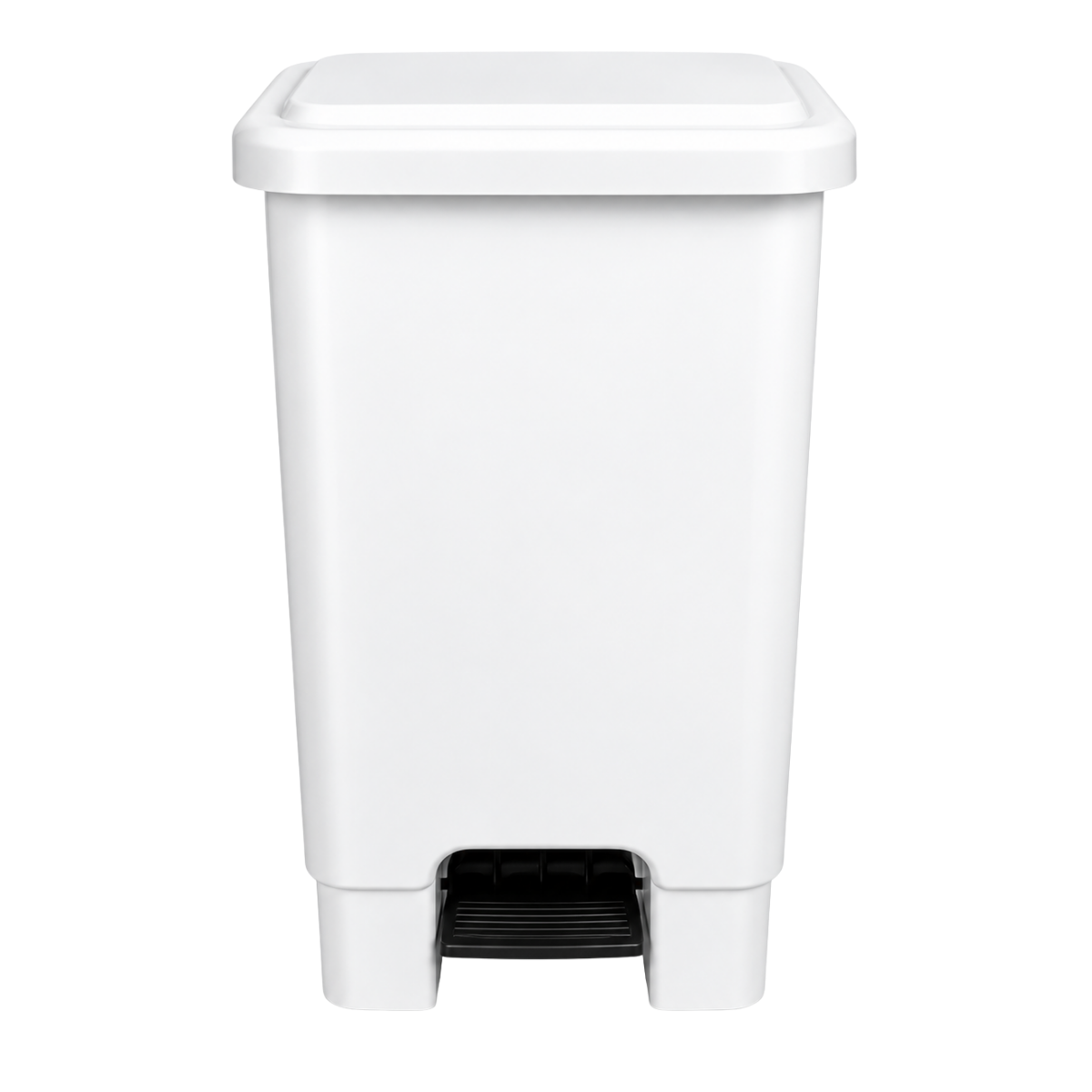 Lixeira com Pedal 50L Branca em Plástico Profissional