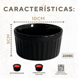 Ramekim Grande Porcelana Preto