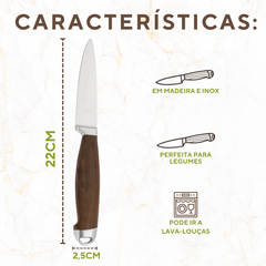 Faca Legumes Renaissance Marrom