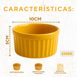 Ramekim Grande Porcelana Laranja