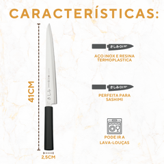 Faca Sashimi Profissional 10° Mundial