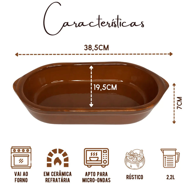 Assadeira Oval V.M Barro N°3 Main Image