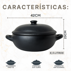 Caçarola Capixaba de Barro 6,5L