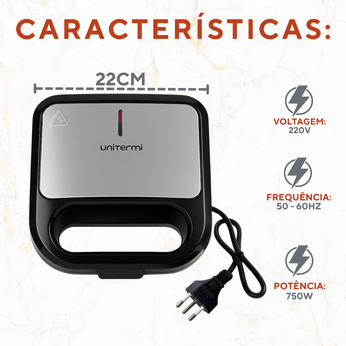 Sanduicheira Elétrica 220V