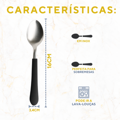 Colher Sobremesa Cabo Preto