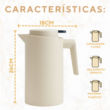 Garrafa Térmica Vercelli Bege 1 Litro