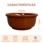 Cumbuca Ceramica Refrataria 1,1Litros