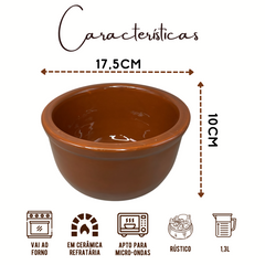 Cumbuca Alta Barro N°3