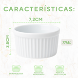 Ramequim Porcelana Pequeno
