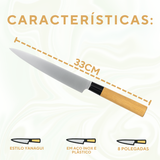 Faca Asia Sushi 8° Inox