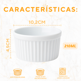 Ramequim Porcelana 210ml