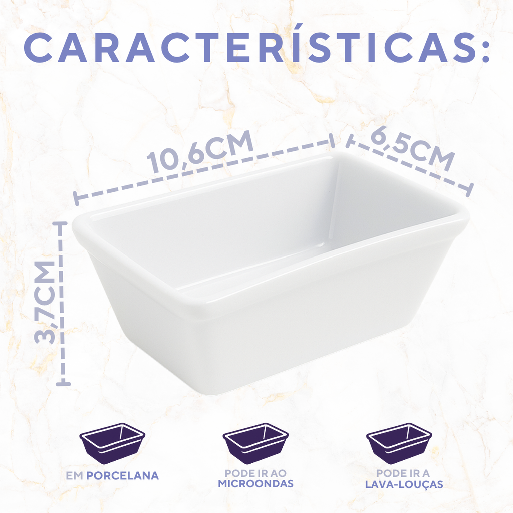 Porta Sache Açucar Porcelana