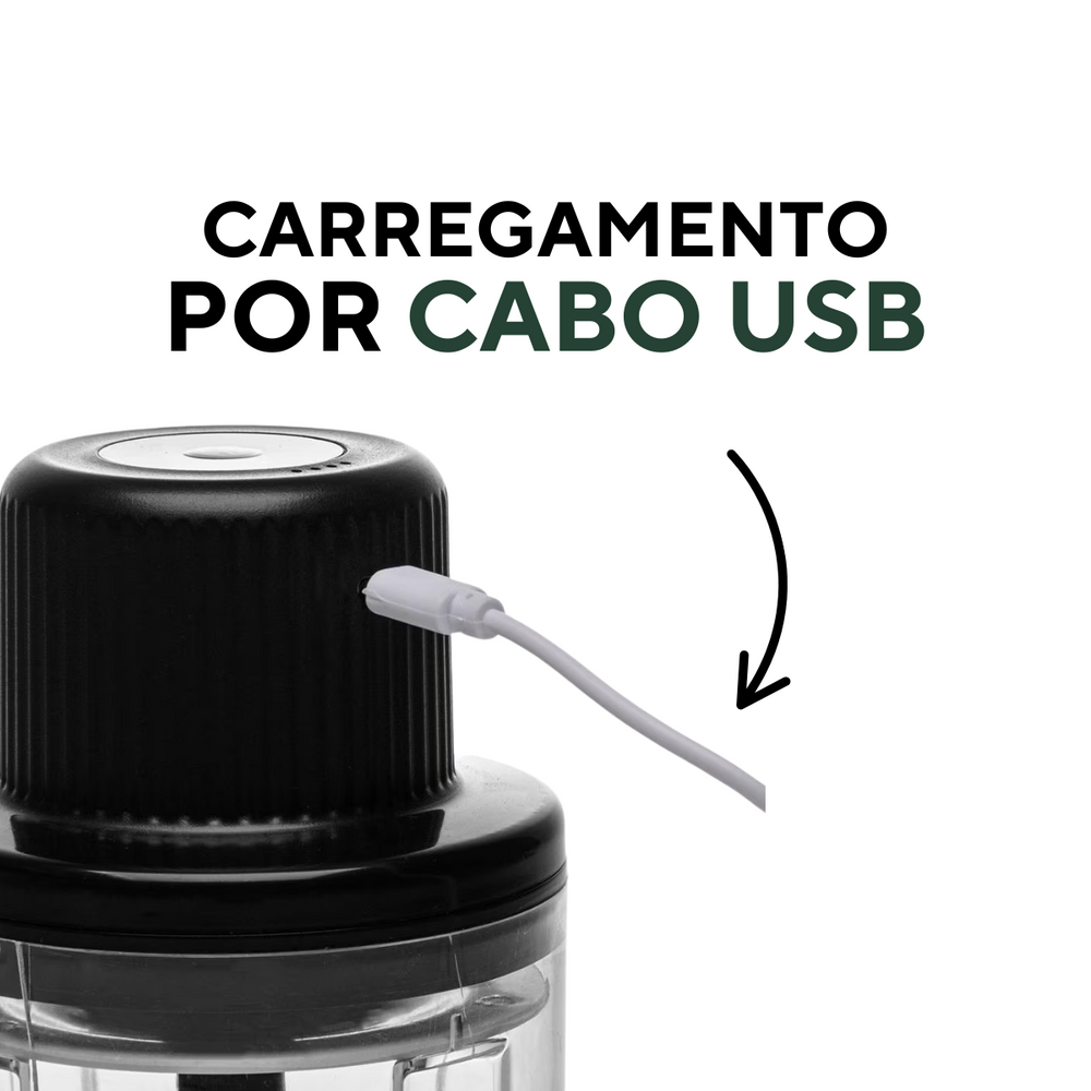 Processador Mini Preto USB - A Gourmet