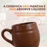 Caneca Ceramica Refrataria 200ml
