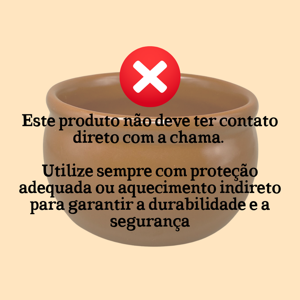 Cumbuca Cerâmica Barro 500ml - A Gourmet