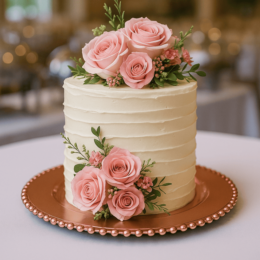 Sousplat Rose Gold 33cm Yagzi Sousplat