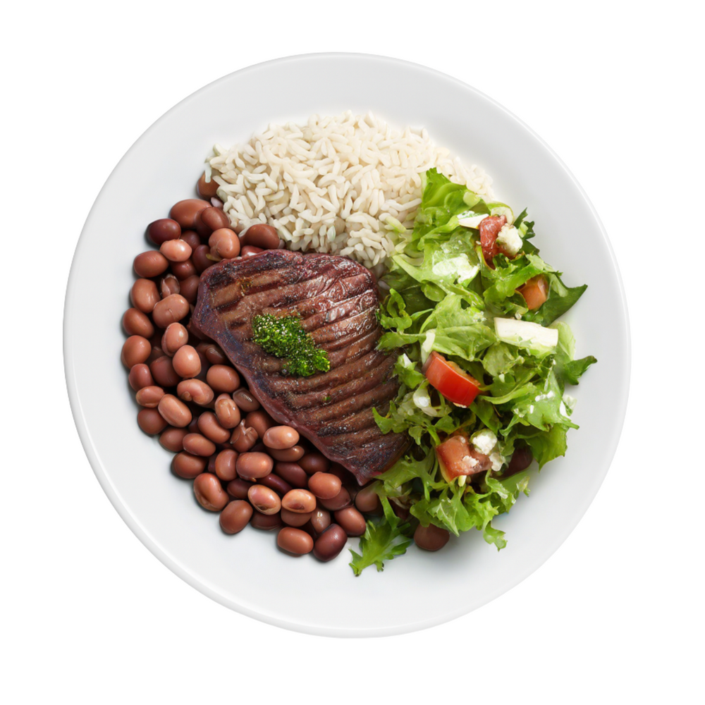 Prato raso de porcelana baru segunda linha ATLAS Pratos Rasos