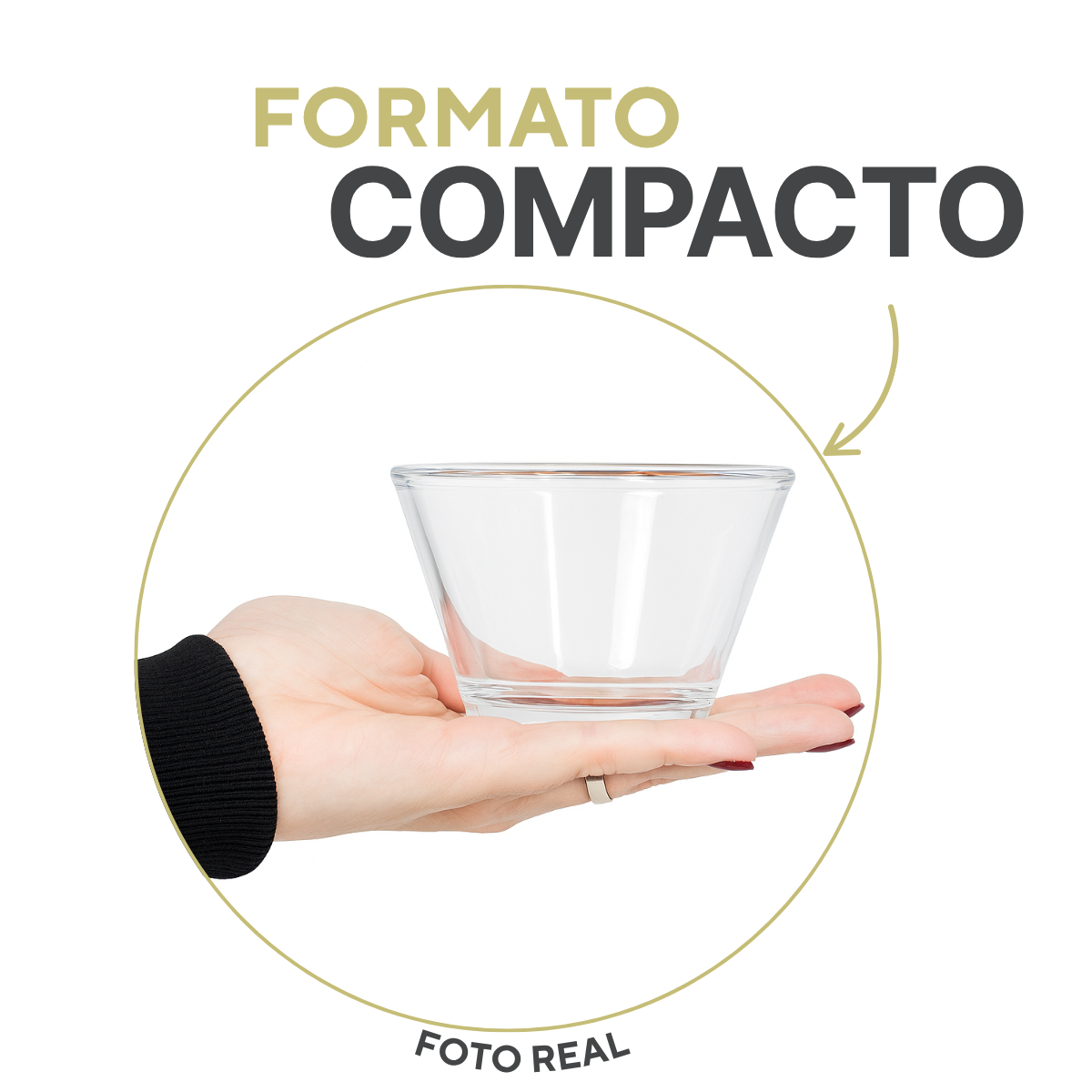 Taça de vidro Poli 170ml Sobremesa
