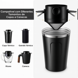 Mini coador café e chá