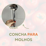 Concha aço Inox molhos 25ml