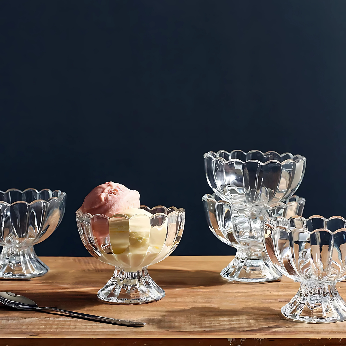 Taça Sobremesa Geneva Vidro - A Gourmet