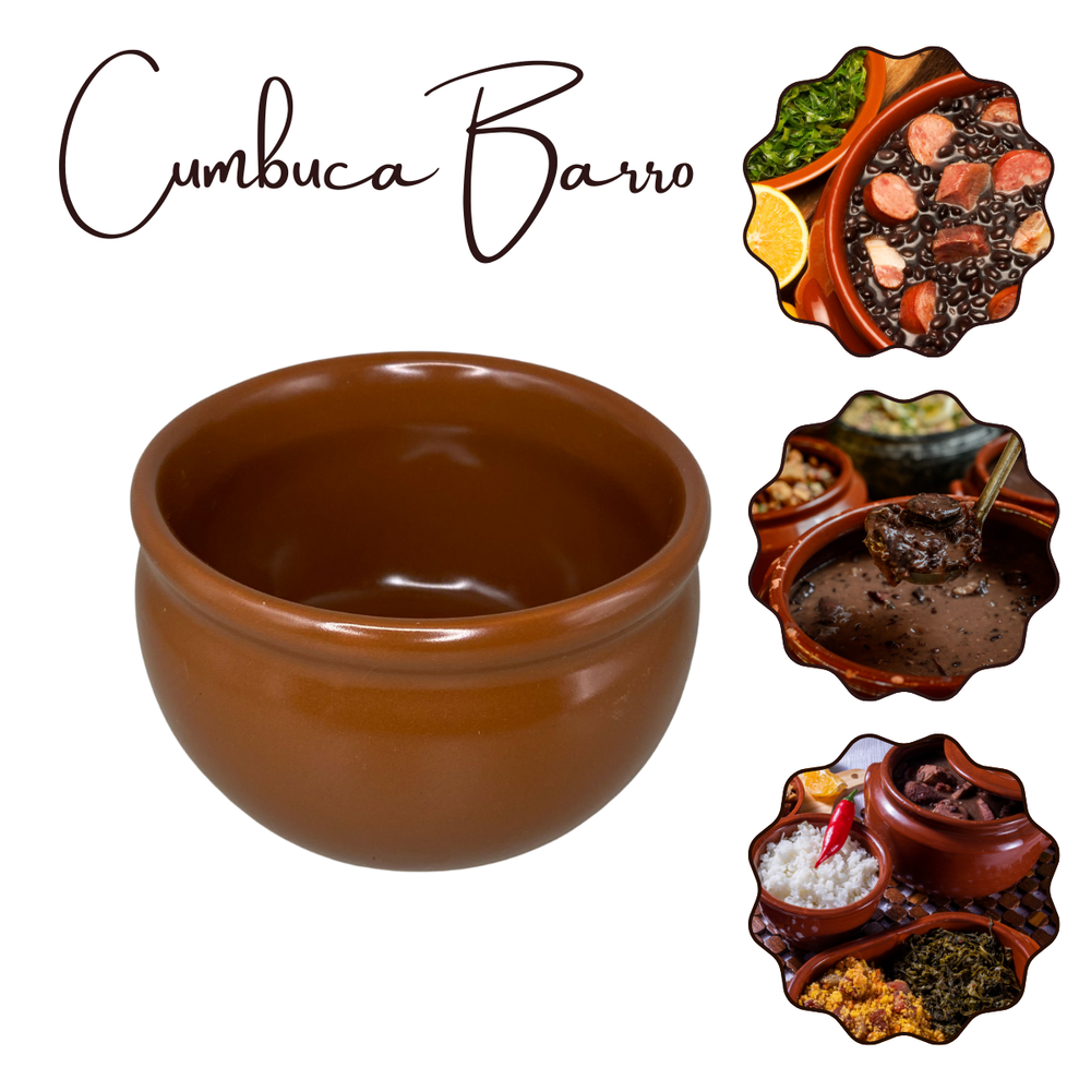 Cumbuca Cerâmica Barro 500ml Bela Porcelana