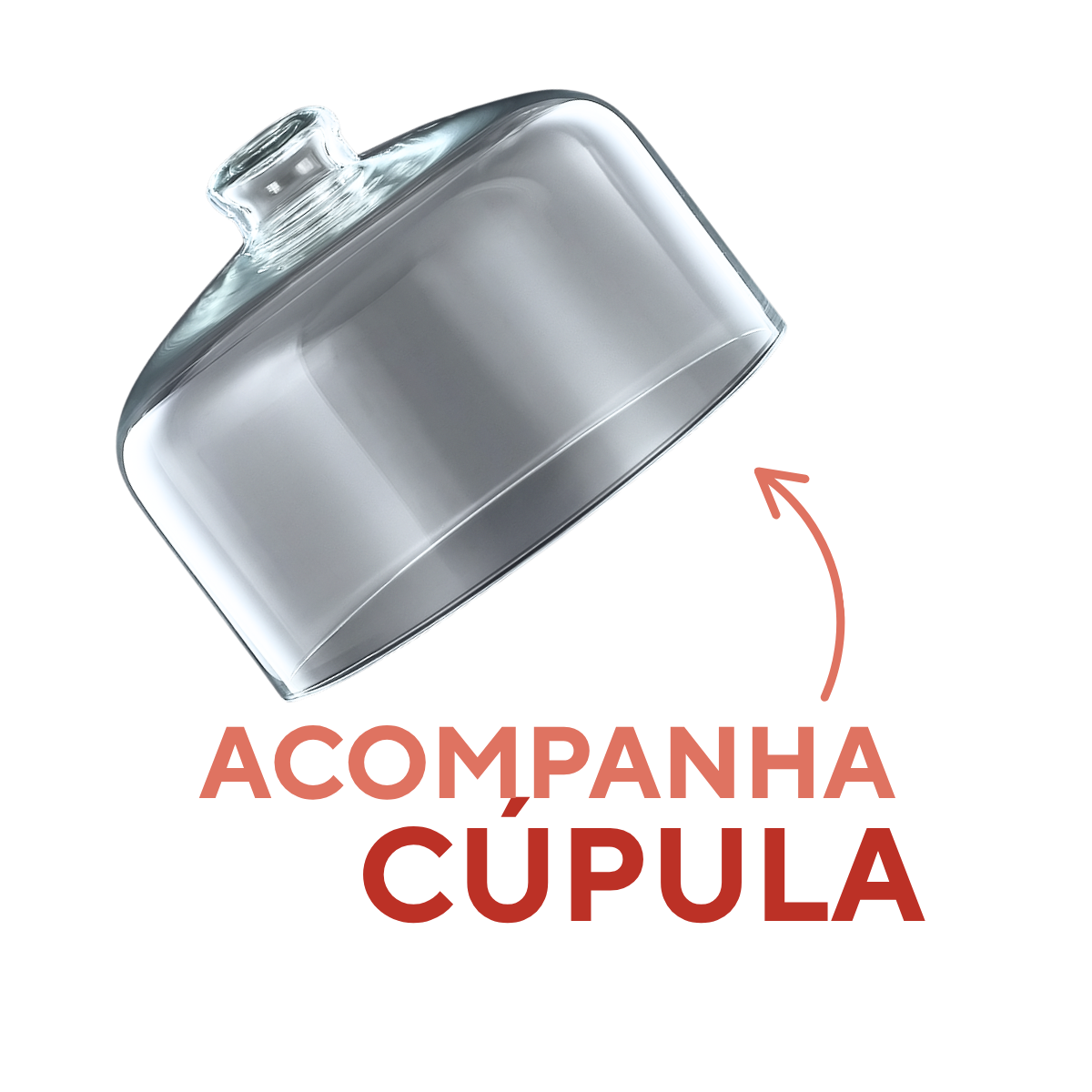 Boleira Ravena com Cúpula - A Gourmet