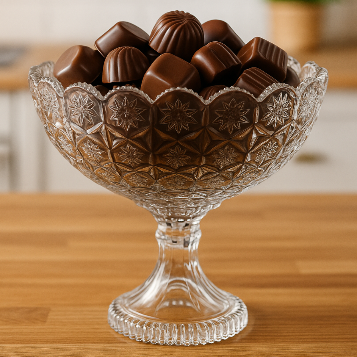 Bomboniere vidro com Pé Yagzi Bomboniere