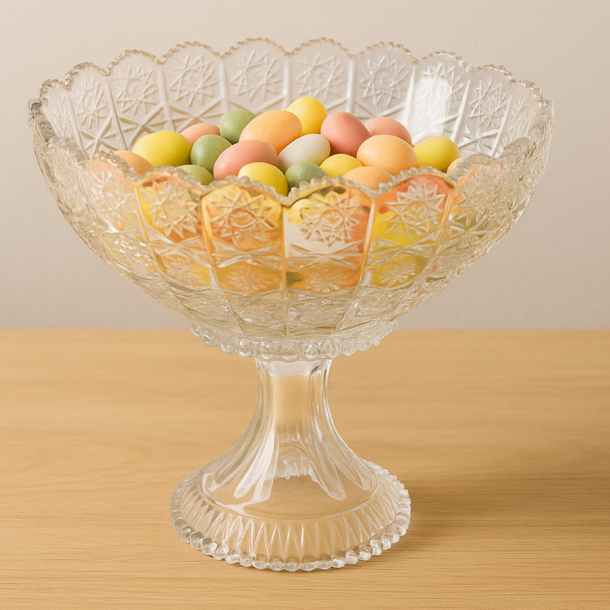 Bomboniere vidro com Pé Yagzi Bomboniere