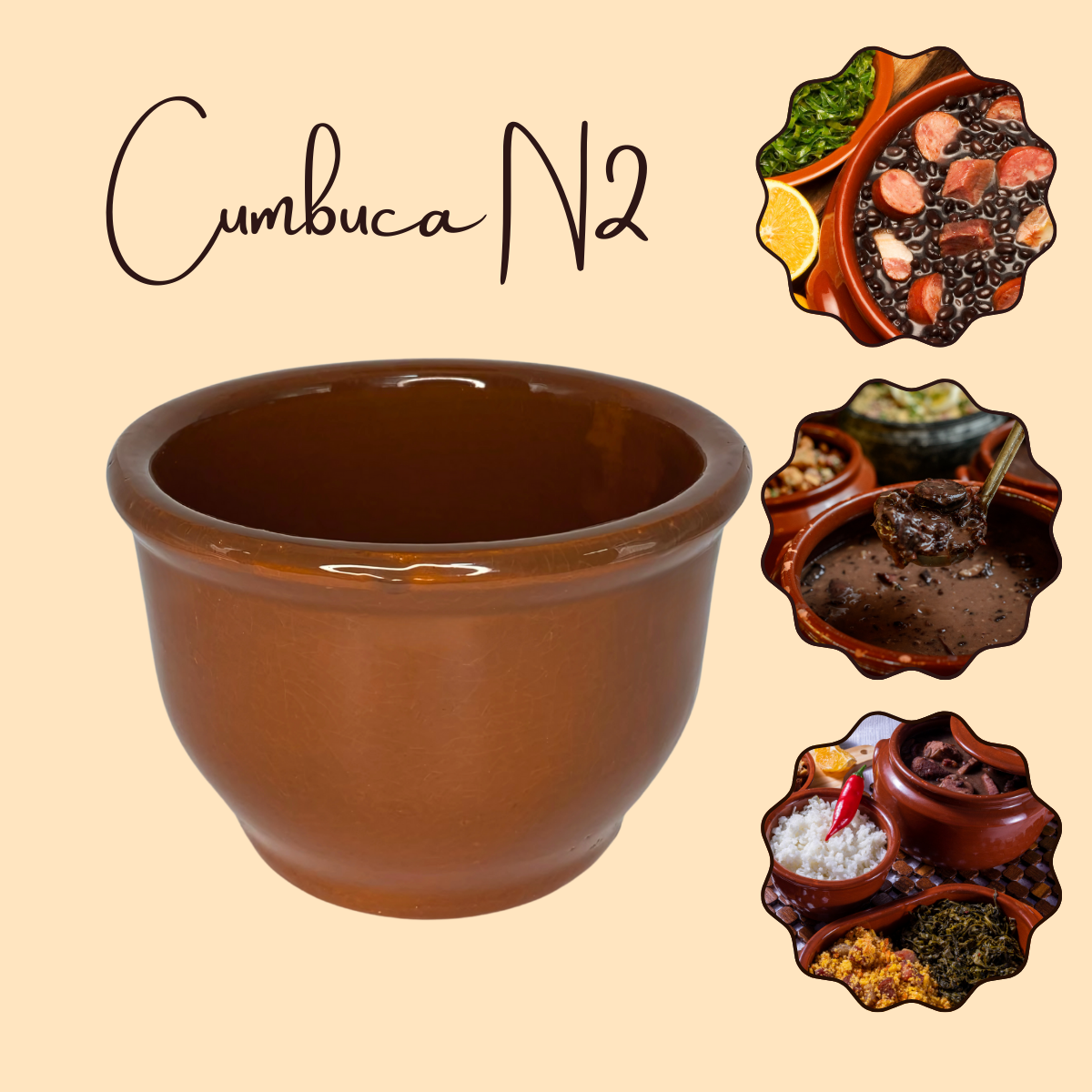 Cumbuca Alta Barro N°2