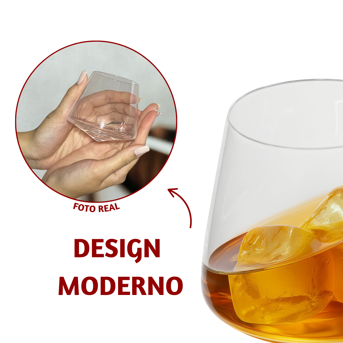 Copo Mod S Vidro 295ml Yagzi Copos