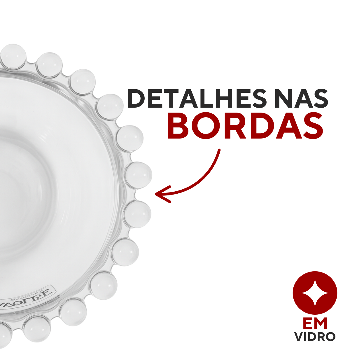 Tigela Bowl de Vidro Pearl Rojemac
