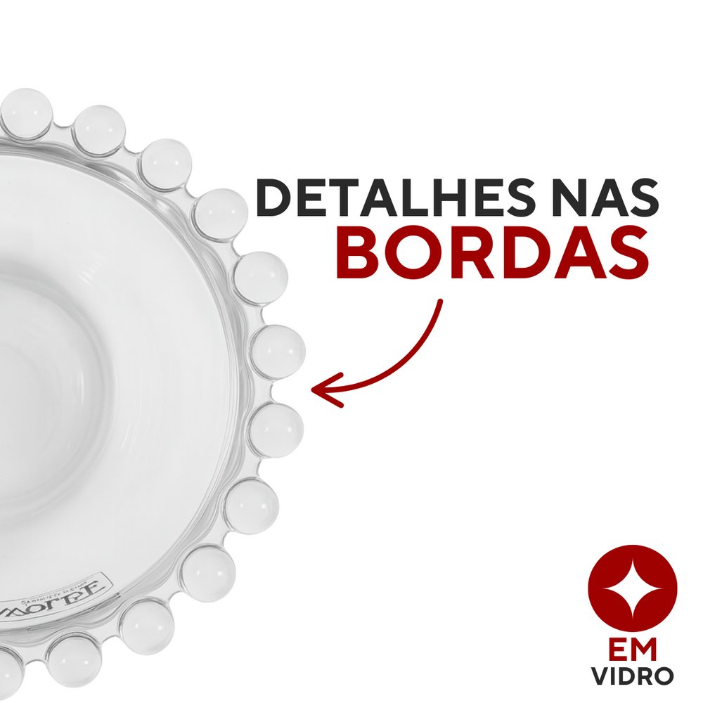 Tigela Bowl de Vidro Pearl Rojemac