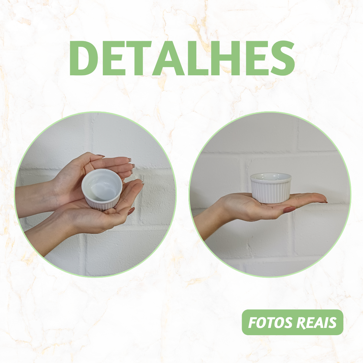 Ramequim Porcelana Pequeno
