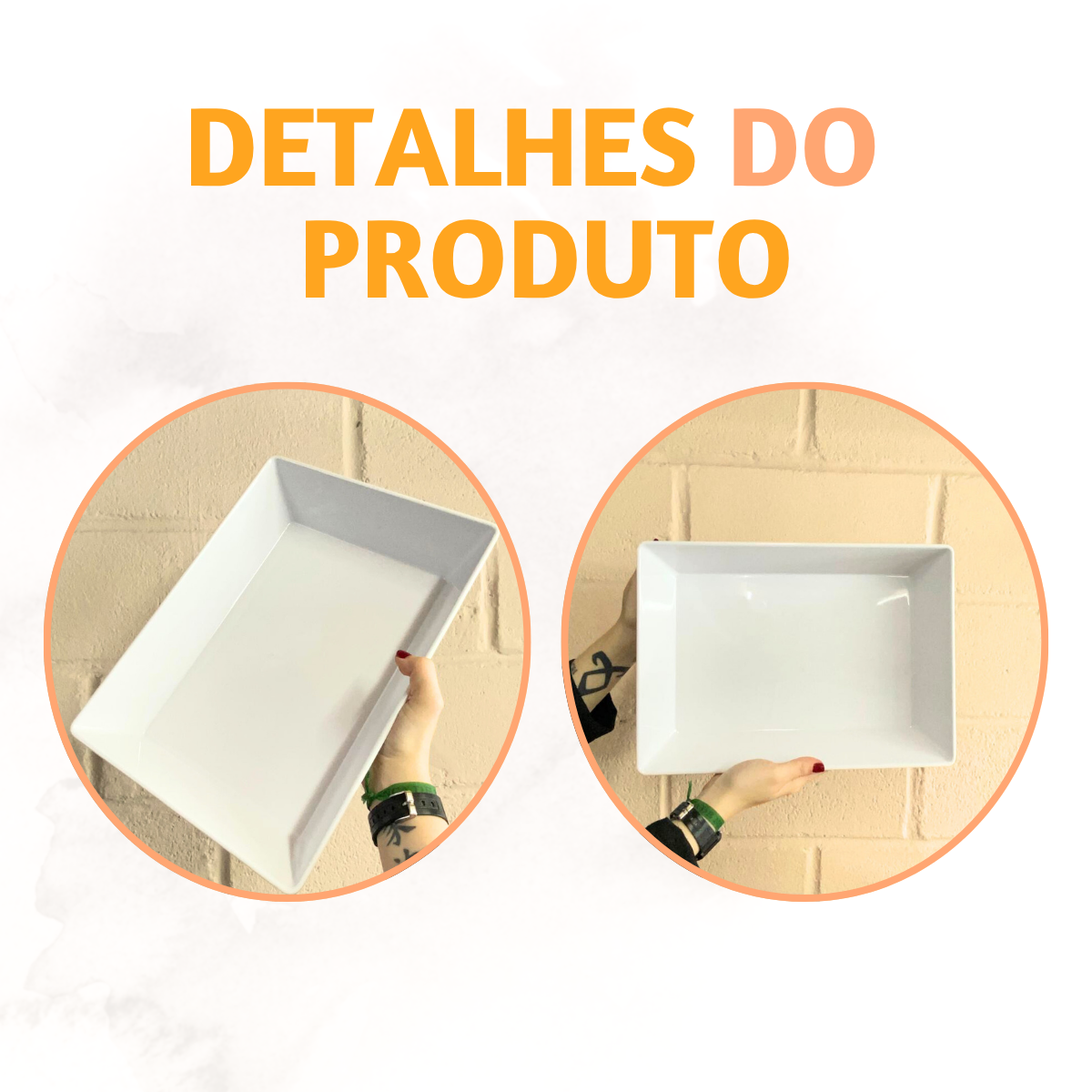 Saladeira Retangular Melamina