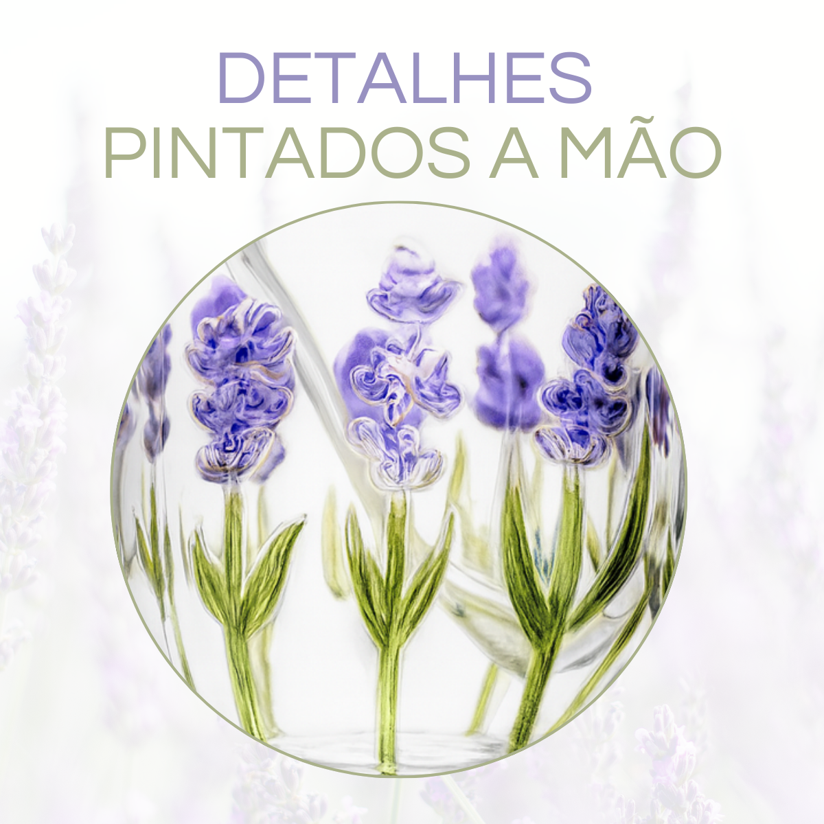 Açucareiro Lavanda vidro