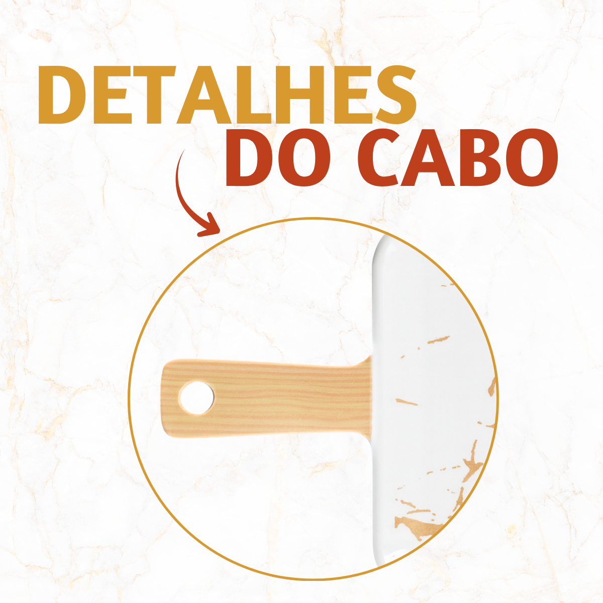 Travessa Melamina Marmorizada