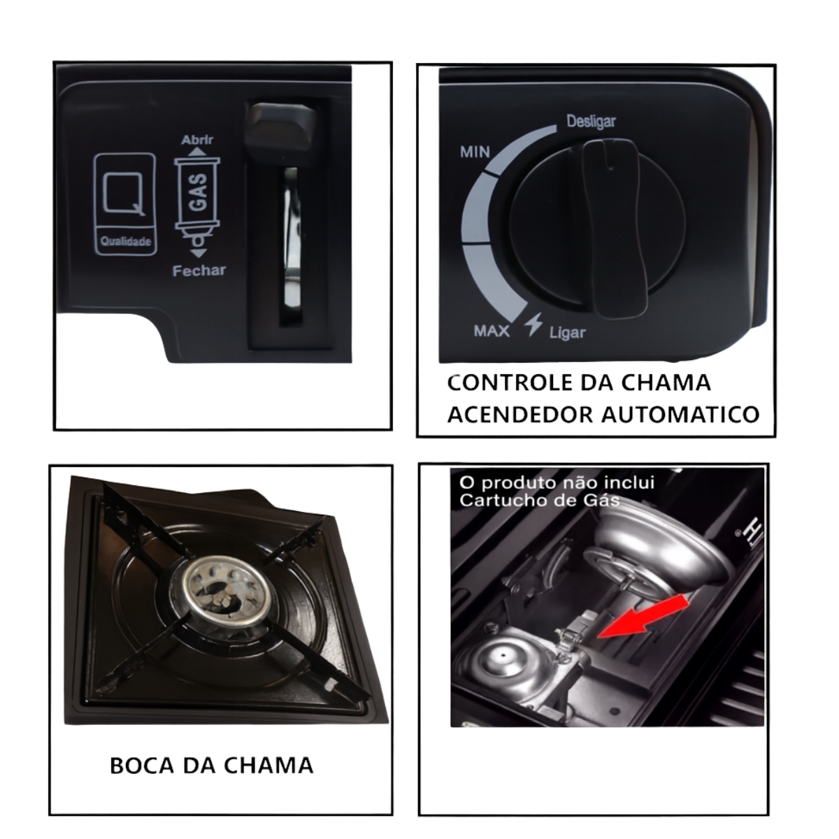 Fogareiro a Gás 1 Boca Maleta