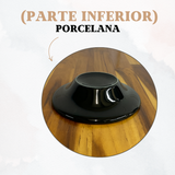 Pires Chapéu de Porcelana Preto