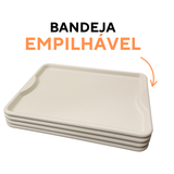Bandeja Grande Fast Food Branca - A Gourmet