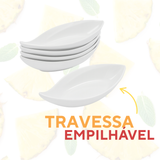 Travessa Folha 26cm em Melamina